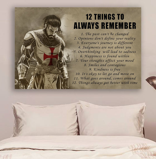 Lda Knight Templar Poster - 12 Things To Always Remember