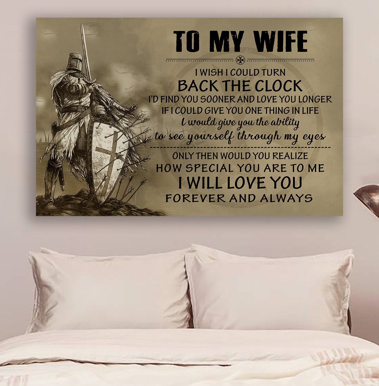 Lda Knight Templar Poster - To My Wife - Back The Clock