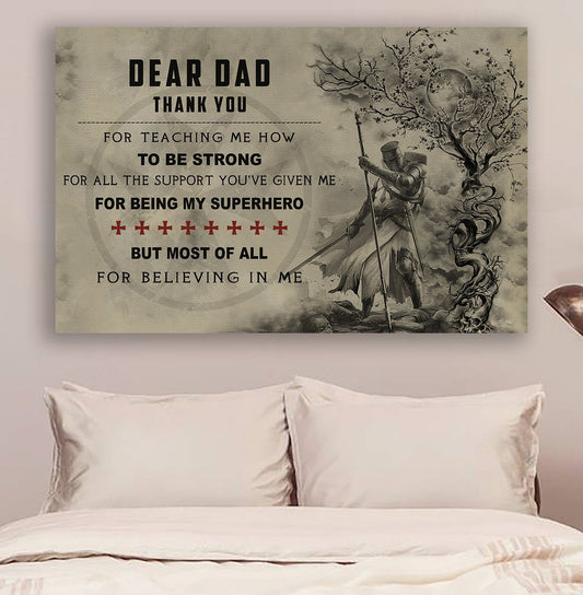 Lda Knight Templar Poster - Dear Dad - Thank You