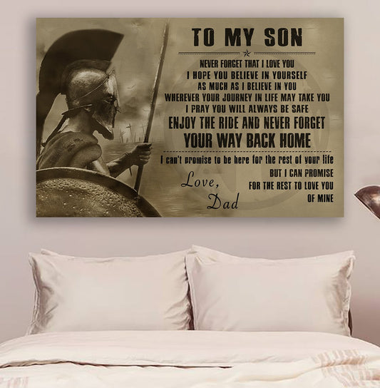 Lda Spartan Poster - Dad To Son - Your Way Back Home