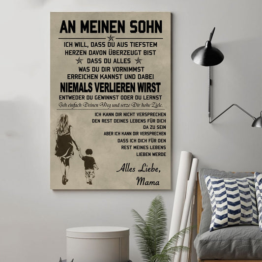 Family Poster - To My Son ( Germany