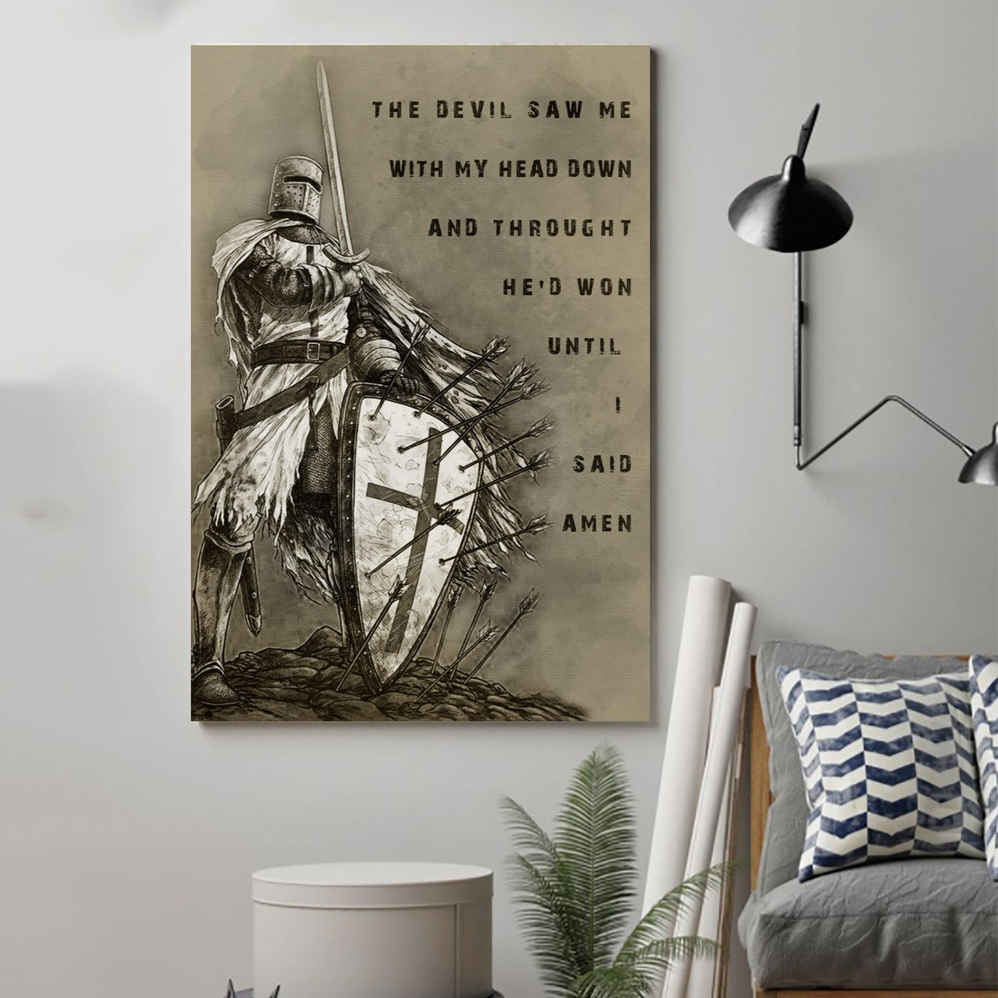 Knight Templar Poster - I Said Amen