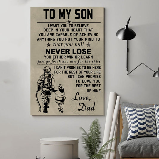 Soldier Poster - To My Son