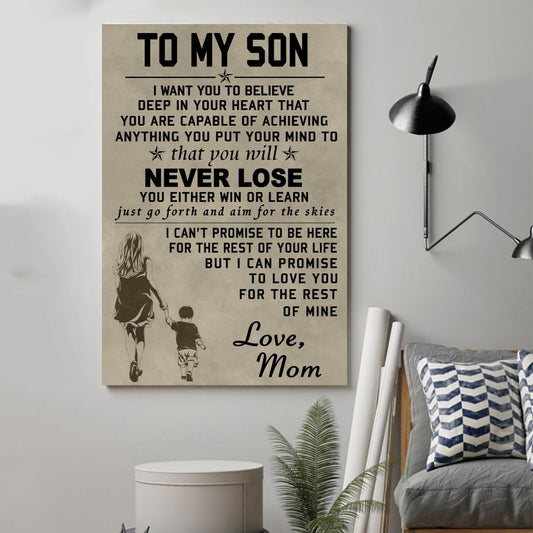 Family Poster - To My Son