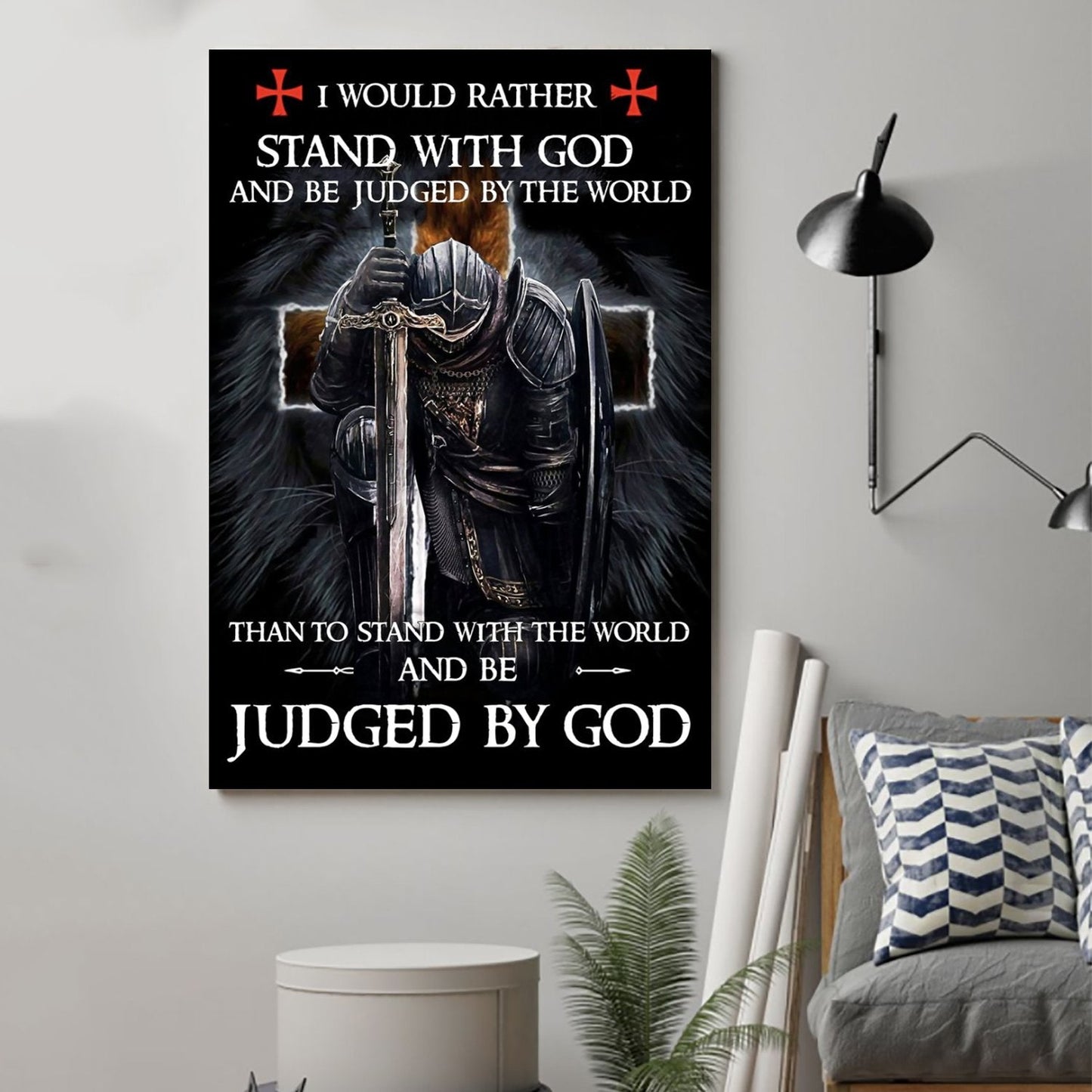 Knight Templar Poster - Judged By God